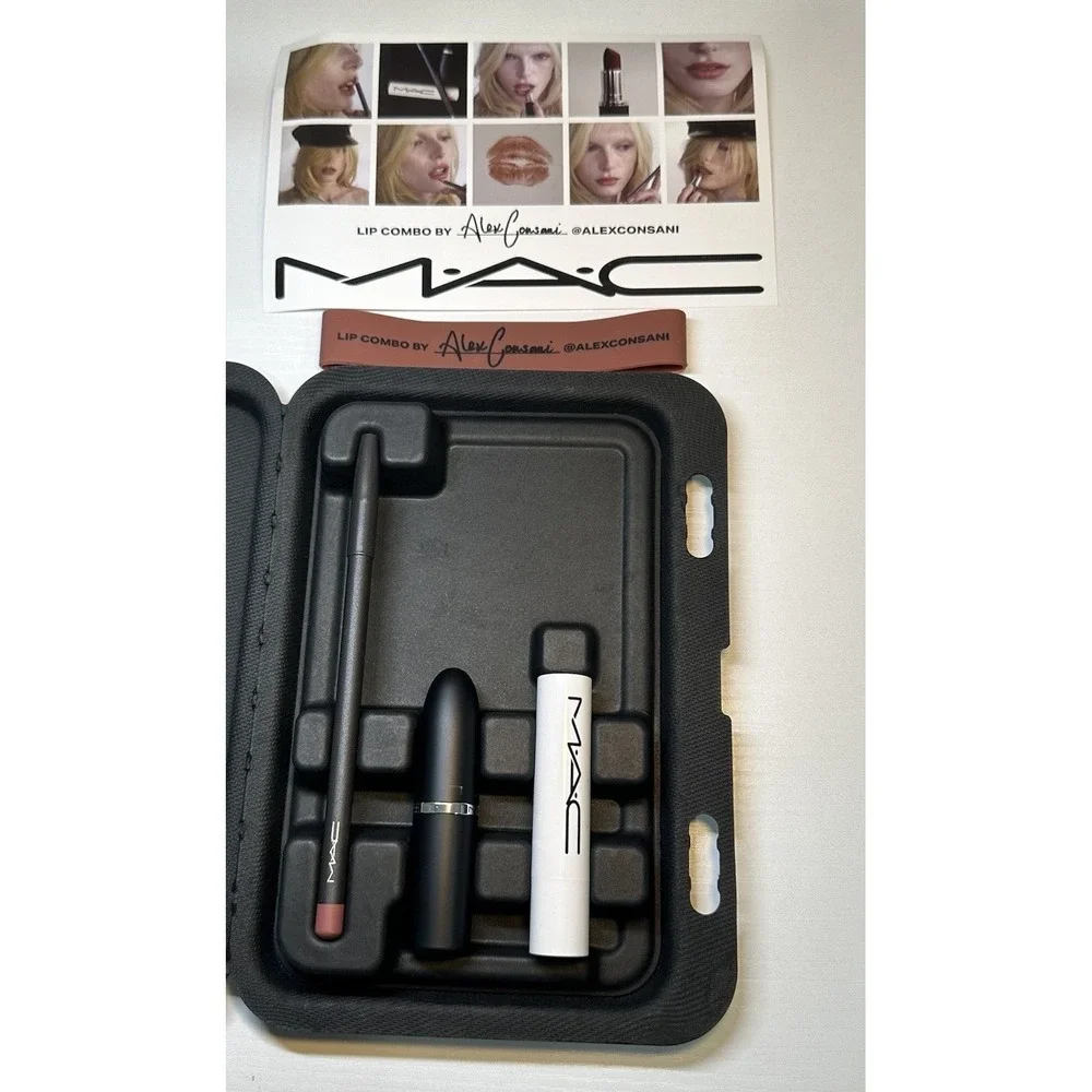 NIB Limited Edition MAC Cosmetics Lip Combo By Alex Consani (2025)